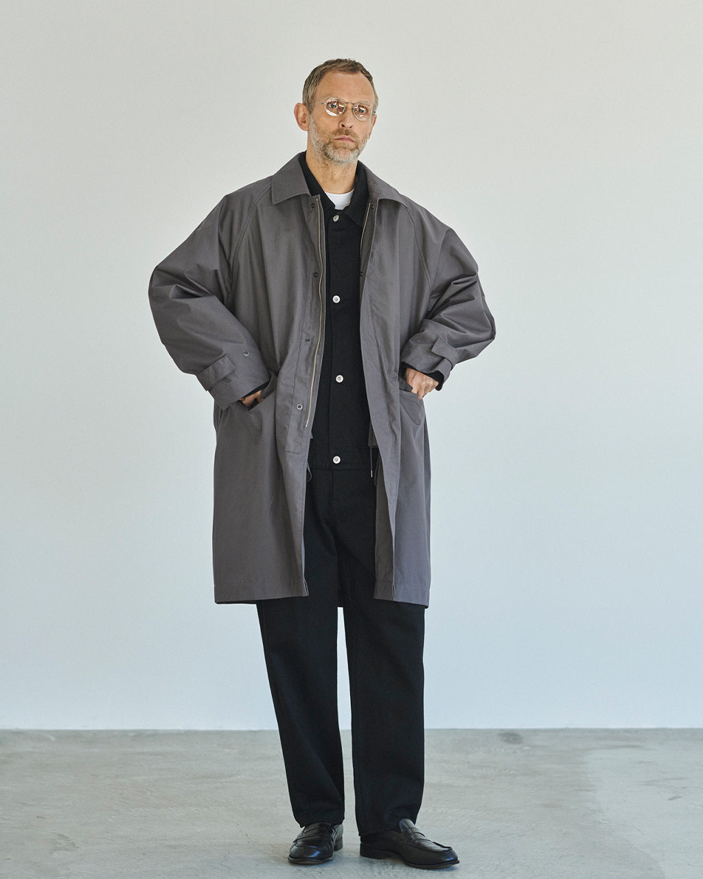 STILL BY HAND スティルバイハンド オーバーサイズ  バルカラー コート OVERSIZED BAL COLLAR COAT ロングコート アウター CO02243【送料無料】