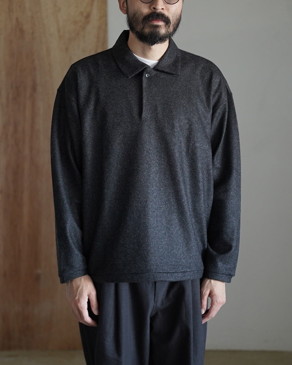 Knit polo shirt CS02254