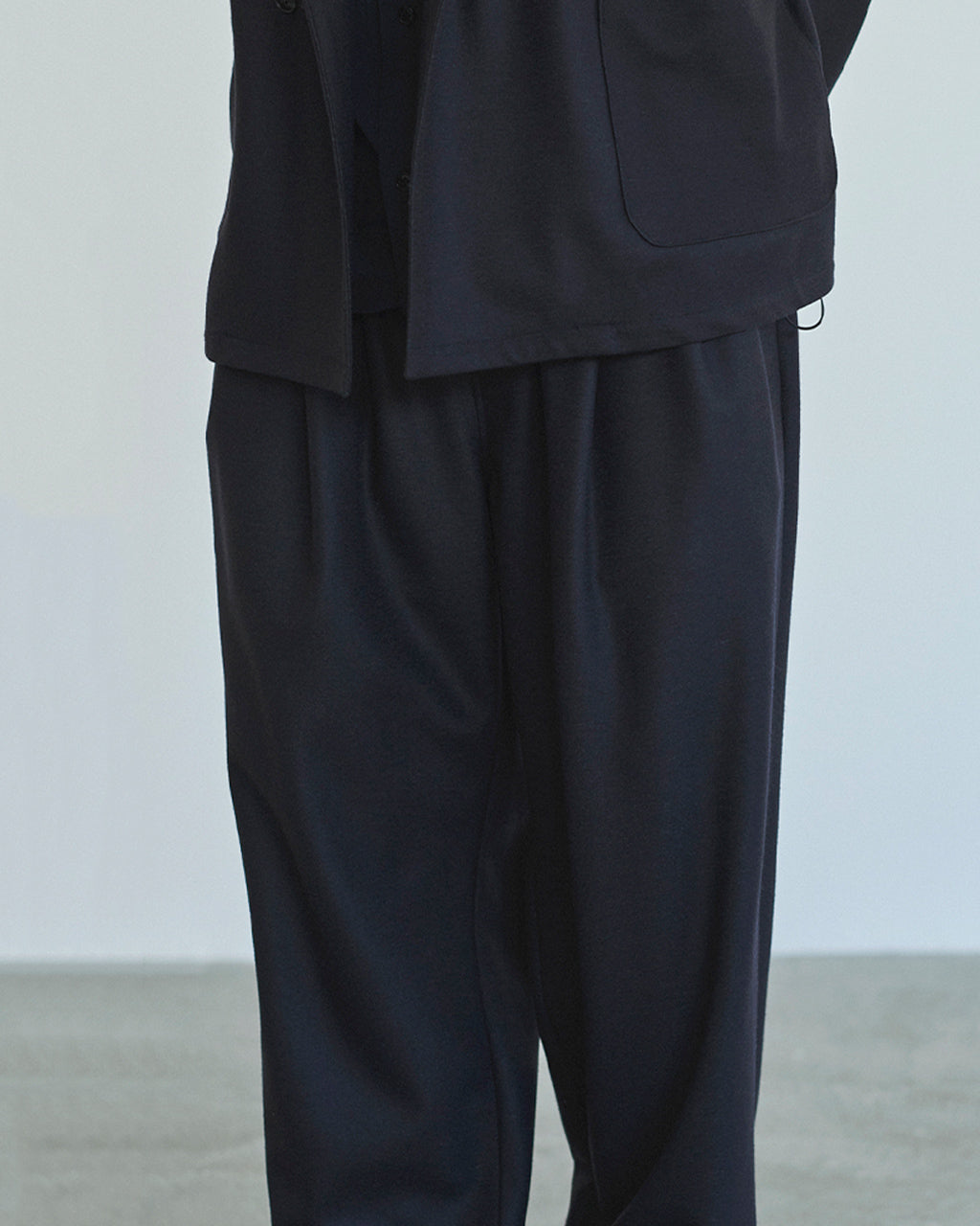 STILL BY HAND スティルバイハンド ワイドパンツ ウール ジャージー ツータック パンツ Wool jersey two tuck pants イージーパンツ CS06243【送料無料】