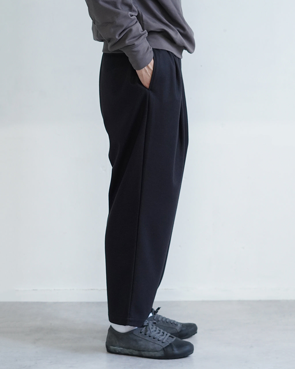 STILL BY HAND スティルバイハンド ワイドパンツ ウール ジャージー ツータック パンツ Wool jersey two tuck pants イージーパンツ CS06243【送料無料】