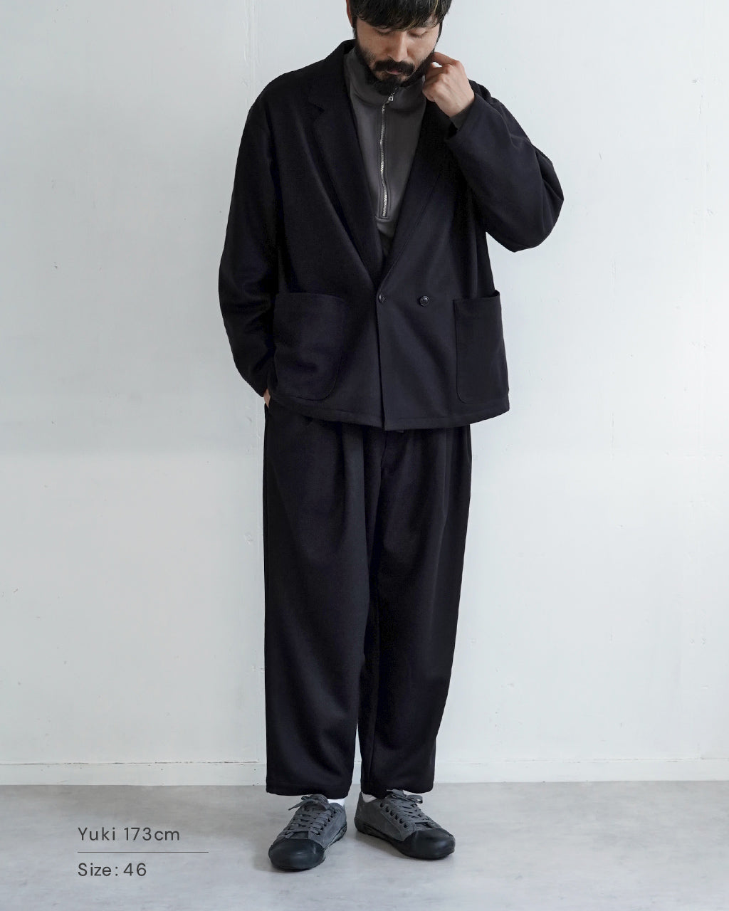 STILL BY HAND スティルバイハンド ワイドパンツ ウール ジャージー ツータック パンツ Wool jersey two tuck pants イージーパンツ CS06243【送料無料】