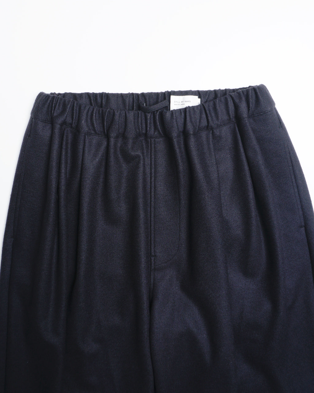 STILL BY HAND スティルバイハンド ワイドパンツ ウール ジャージー ツータック パンツ Wool jersey two tuck pants イージーパンツ CS06243【送料無料】