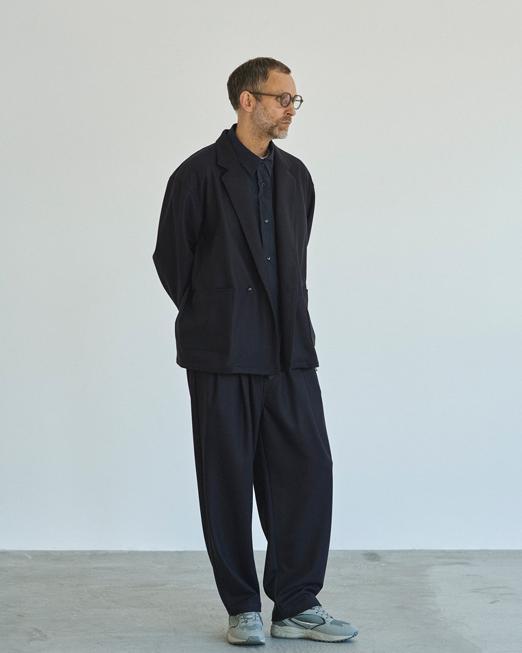 STILL BY HAND スティルバイハンド ワイドパンツ ウール ジャージー ツータック パンツ Wool jersey two tuck pants イージーパンツ CS06243【送料無料】