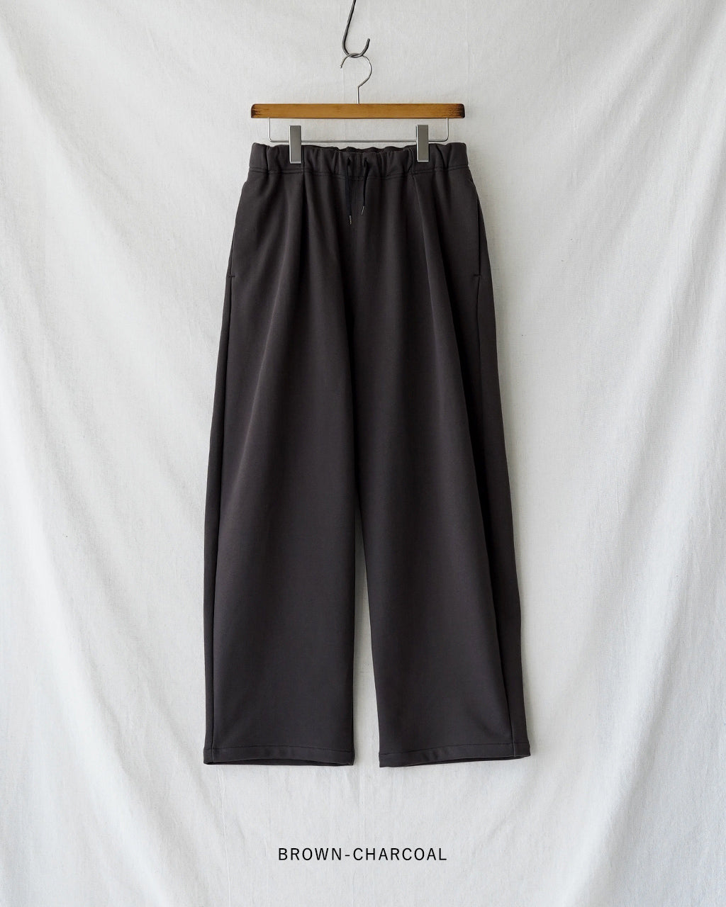 Cotton jersey wide pants CS08253
