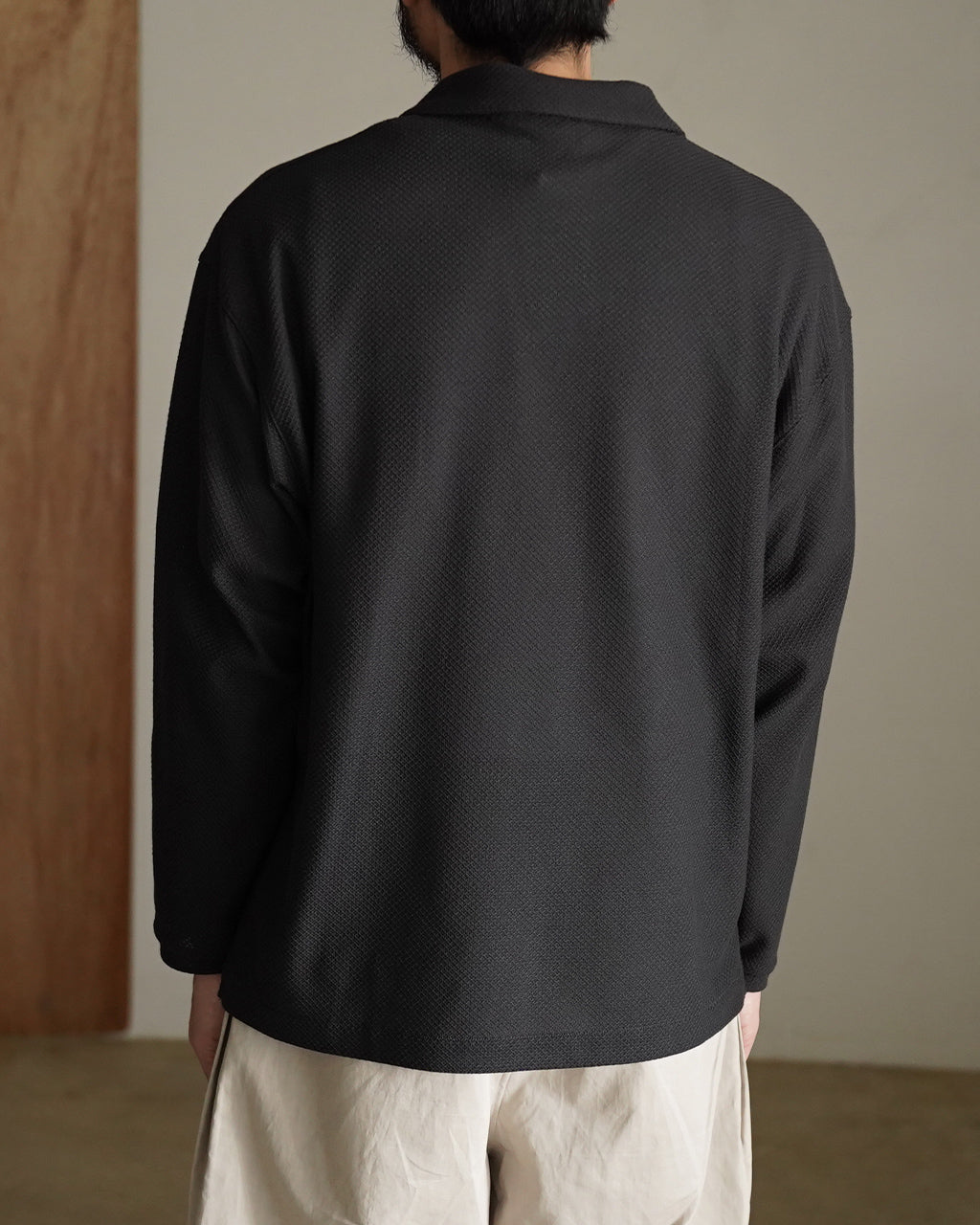 Moss stitch skipper shirt CS08261