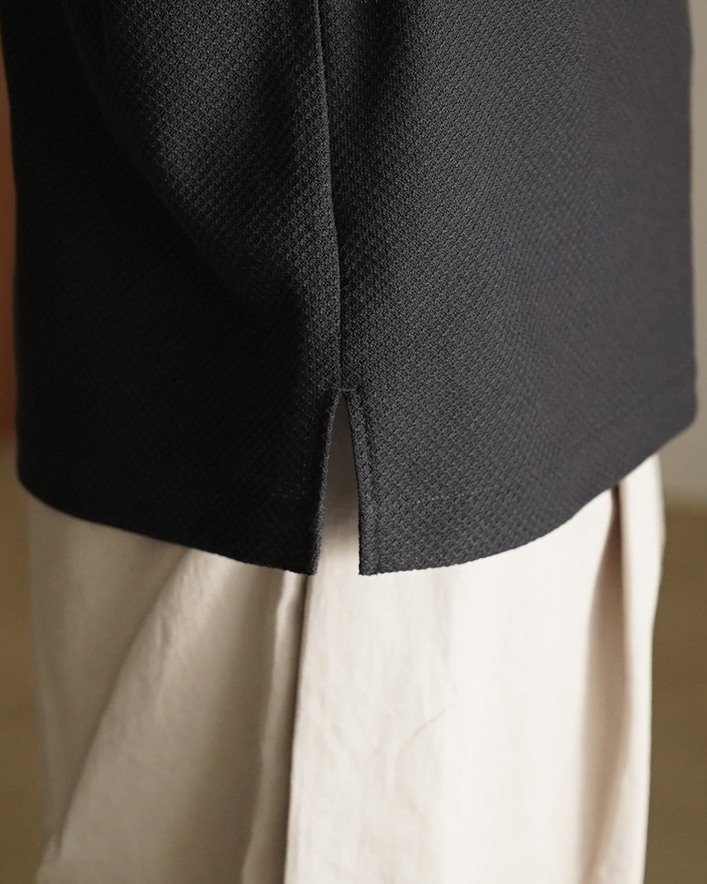 Moss stitch skipper shirt CS08261