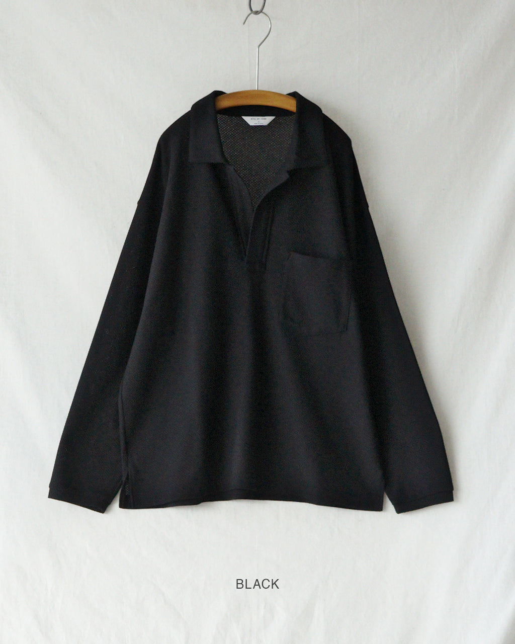 STILL BY HAND スティルバイハンド モスステッチ スキッパーシャツ