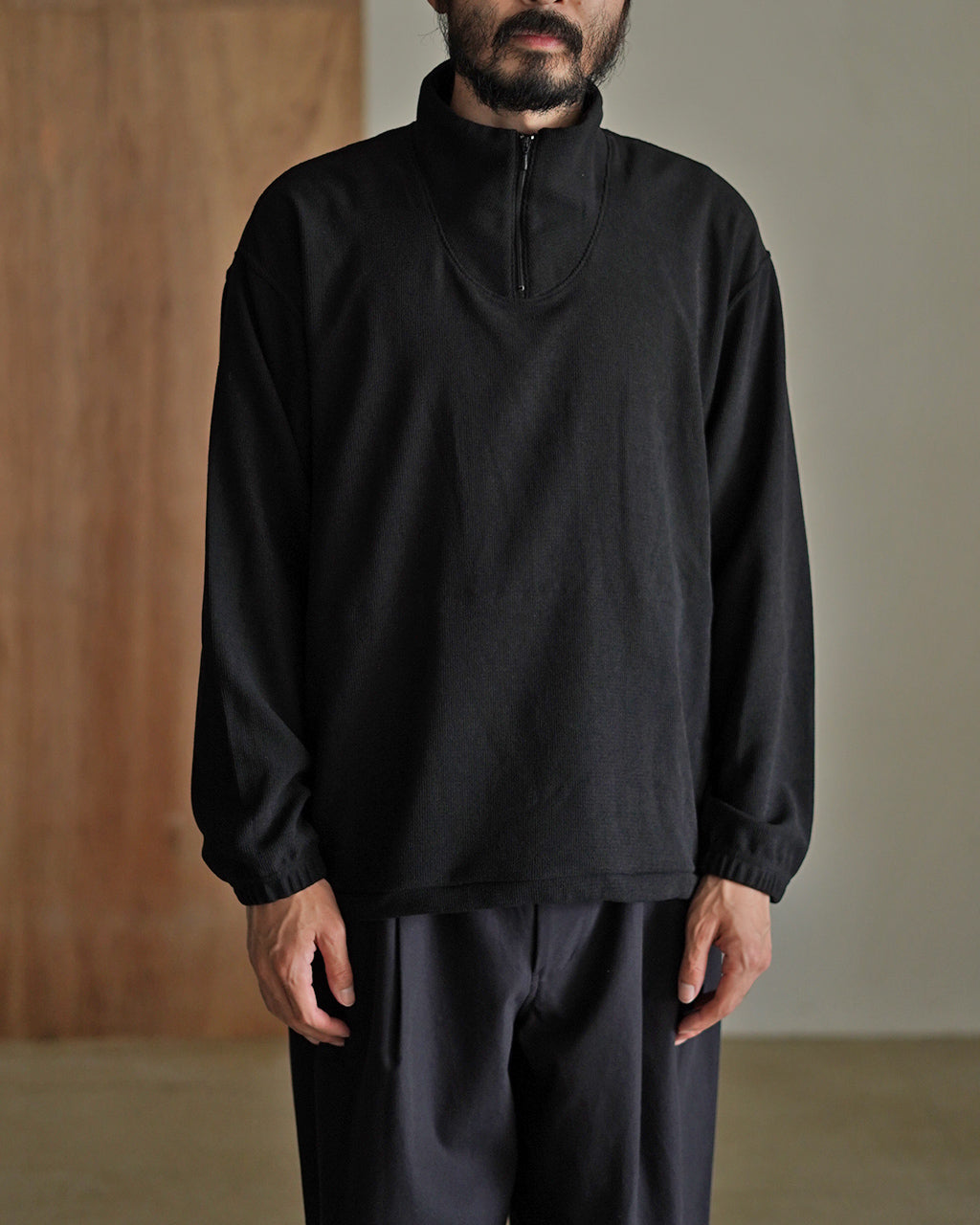 High neck zip up jumper CS09253