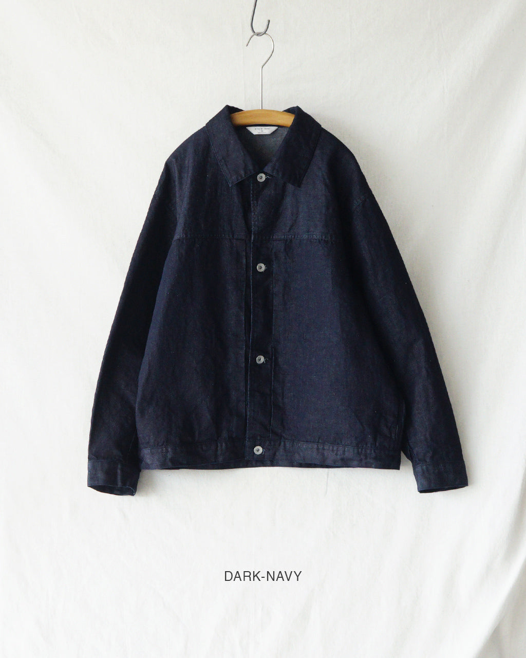 Hemp mixed denim blouson DN01261