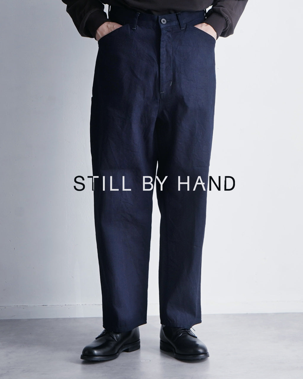 STILL BY HAND 11.5OZ DENIM STRAIGHT PANTS DN02251 [Free Shipping] 