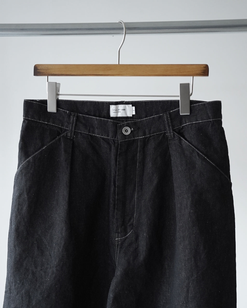 Hemp mixed denim pants DN02261