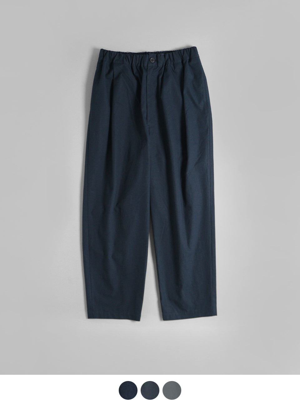 STILL BY HAND Elasticated easy slacks Easy pants PT03243 [Free shipping] 