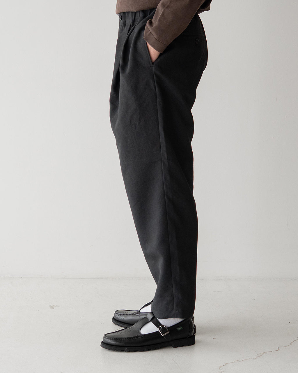 スティルバイハンド STILL BY HAND 2タックポリエステルパンツ 2 TUCK POLYESTER PANTS イージーパンツ PT04251 【送料無料】