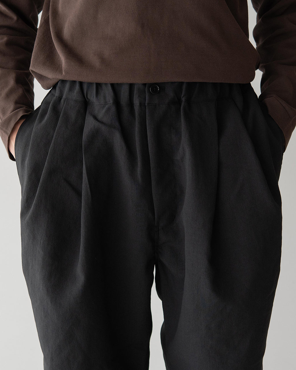 スティルバイハンド STILL BY HAND 2タックポリエステルパンツ 2 TUCK POLYESTER PANTS イージーパンツ PT04251 【送料無料】