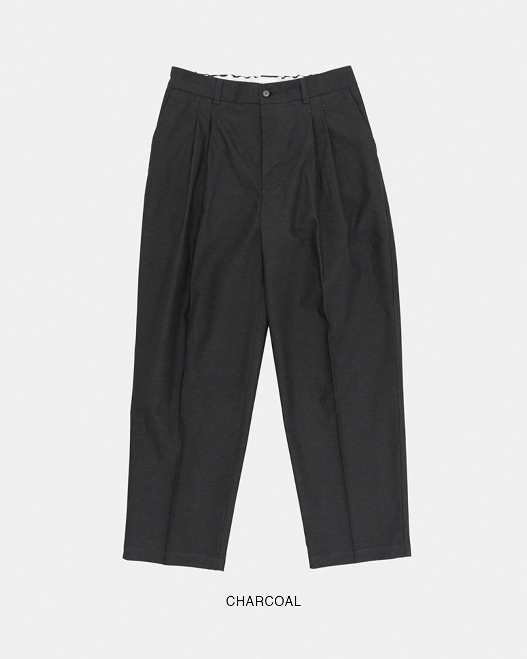 Deep tuck pressed pants PT06253