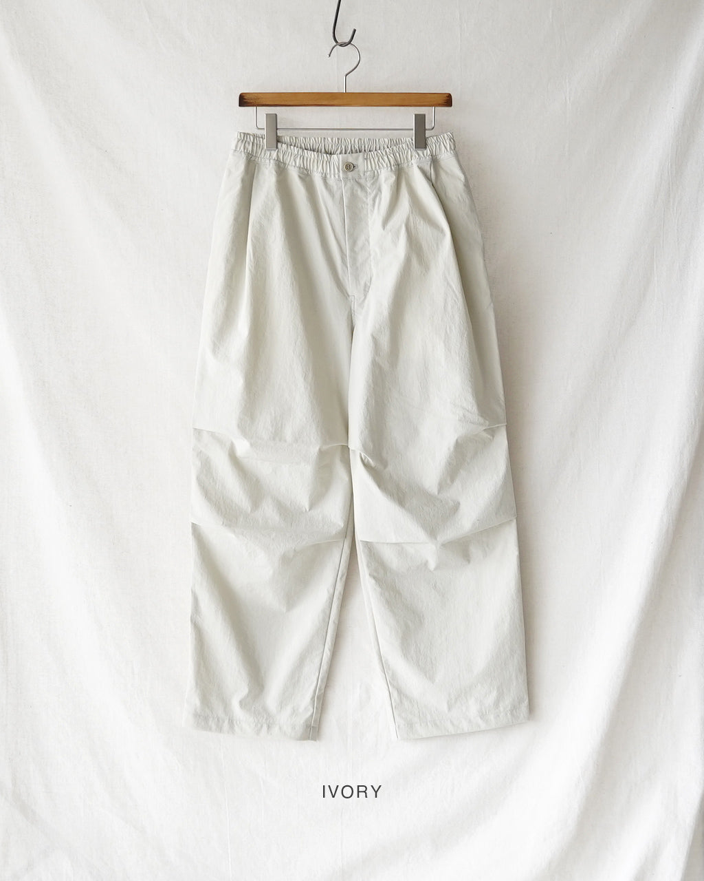STILL BY HAND スティルバイハンド ニータック ワイドパンツ メンズ