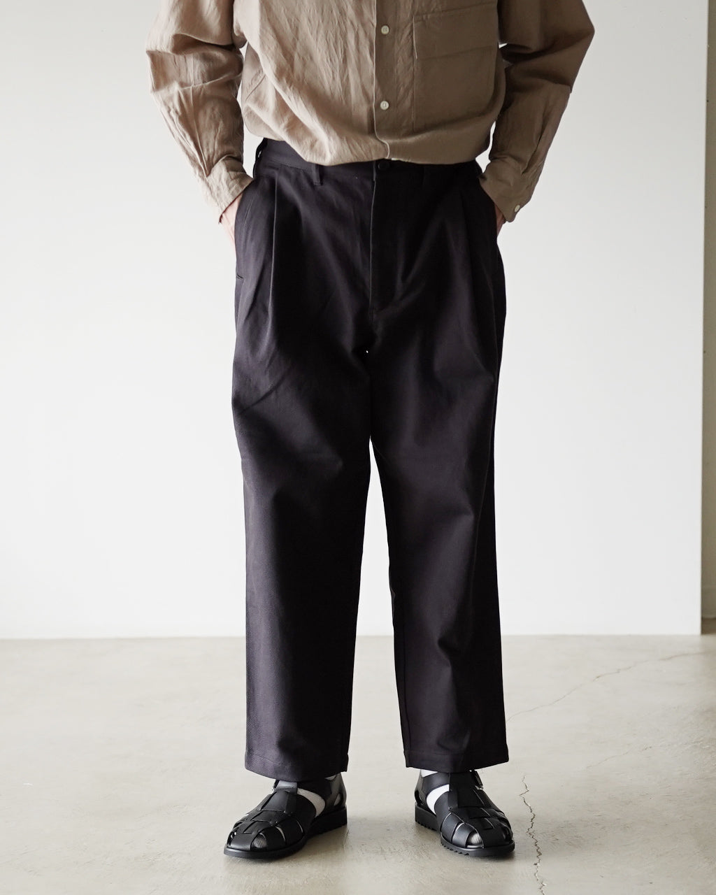 STILL BY HAND スティルバイハンド テーパードパンツ メンズ PT07254