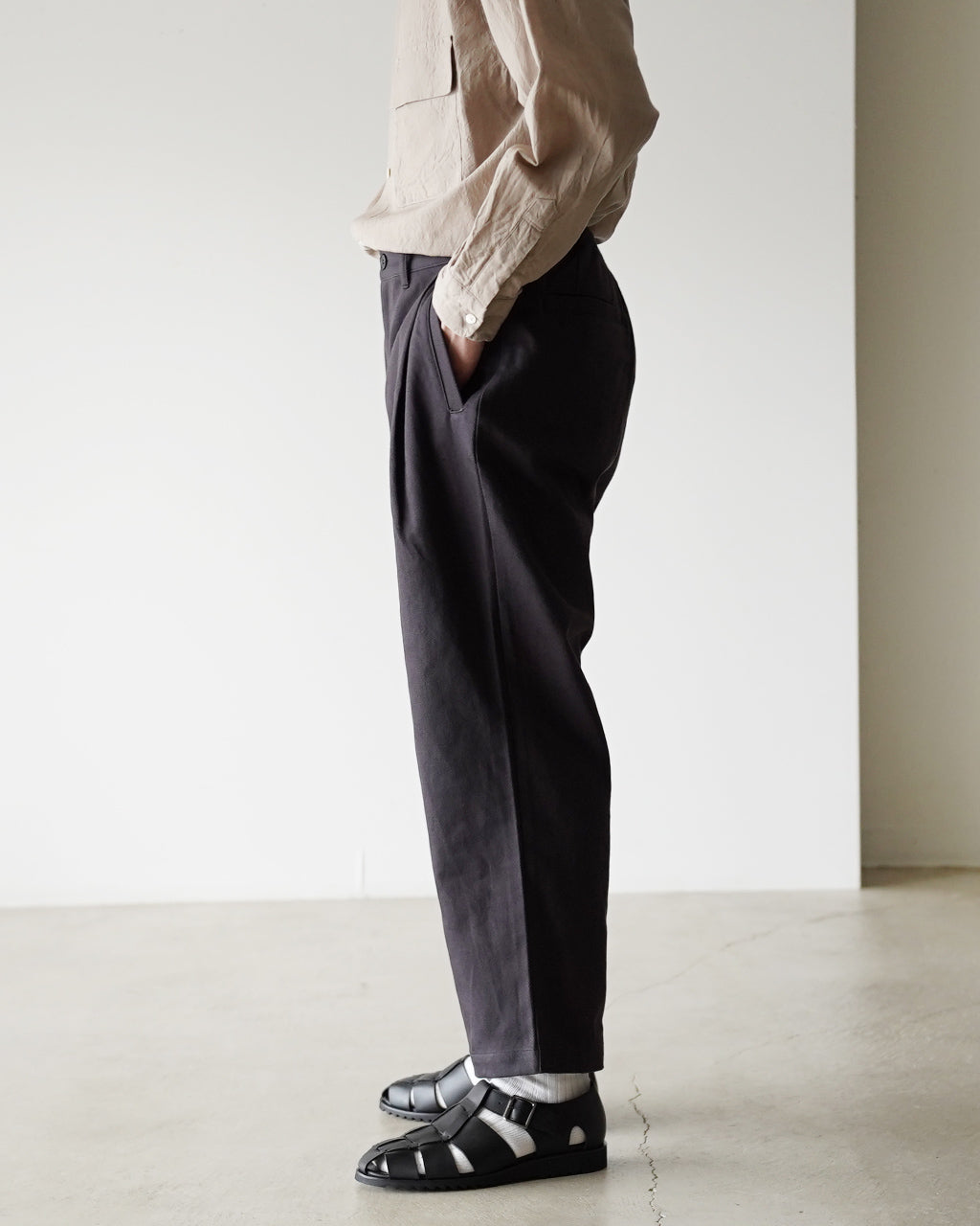 STILL BY HAND スティルバイハンド テーパードパンツ メンズ PT07254