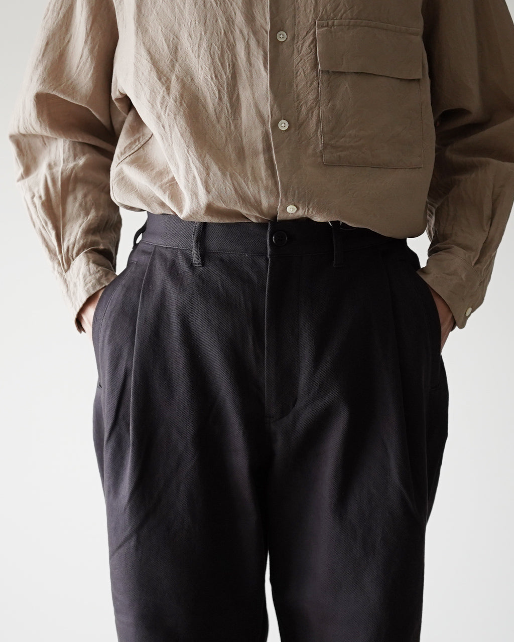 STILL BY HAND スティルバイハンド テーパードパンツ メンズ PT07254