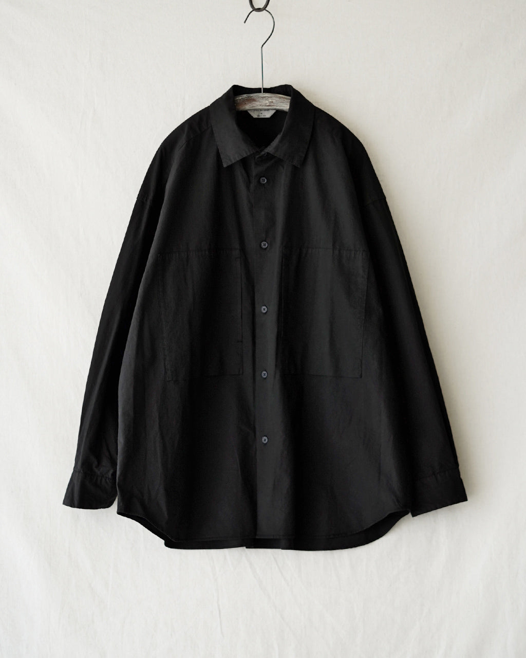 STILL BY HAND Garment-dye over shirt SH01253