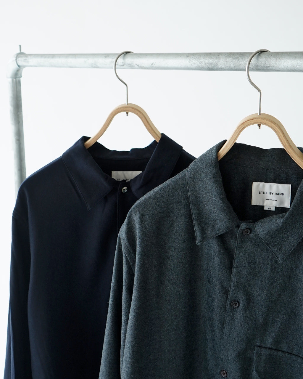 STILL BY HAND スティルバイハンド フラット ボトム ウール シャツ FLAT BOTTOM WOOL SHIRT ボタンシャツ SH03243【送料無料】