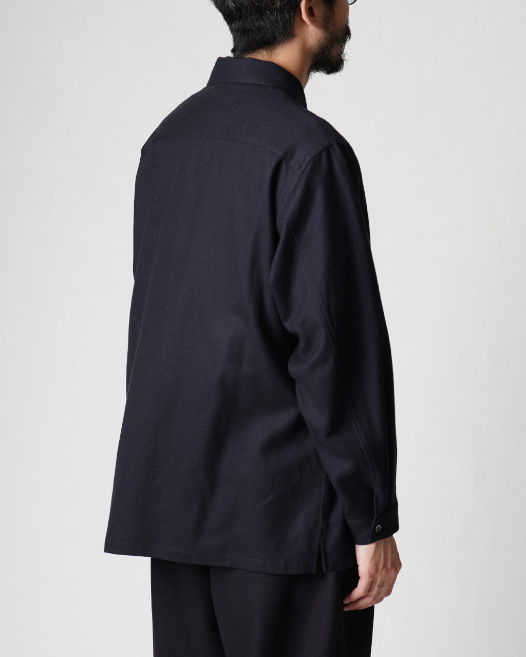 【アウトレット！30%OFF】STILL BY HAND スティルバイハンド フラット ボトム ウール シャツ FLAT BOTTOM WOOL SHIRT ボタンシャツ SH03243【送料無料】