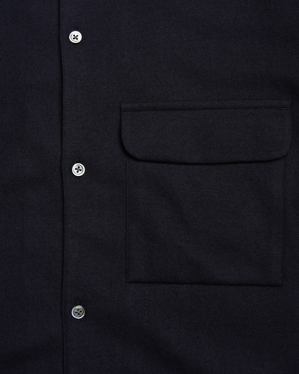 STILL BY HAND スティルバイハンド フラット ボトム ウール シャツ FLAT BOTTOM WOOL SHIRT ボタンシャツ SH03243【送料無料】