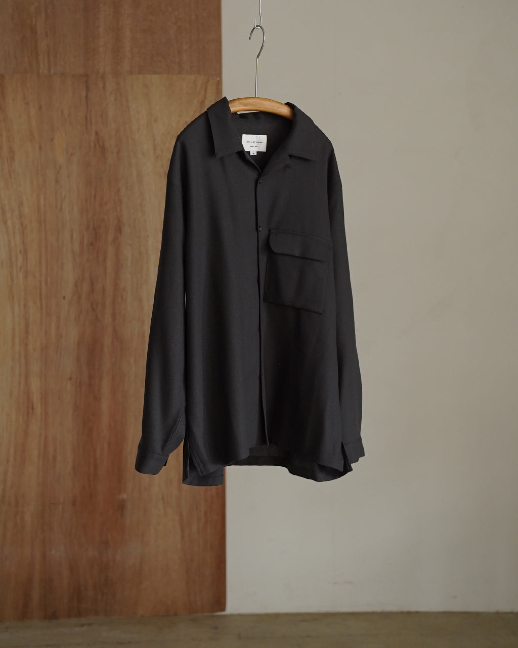 STILL BY HAND スティルバイハンド ウール オープンカラーシャツ