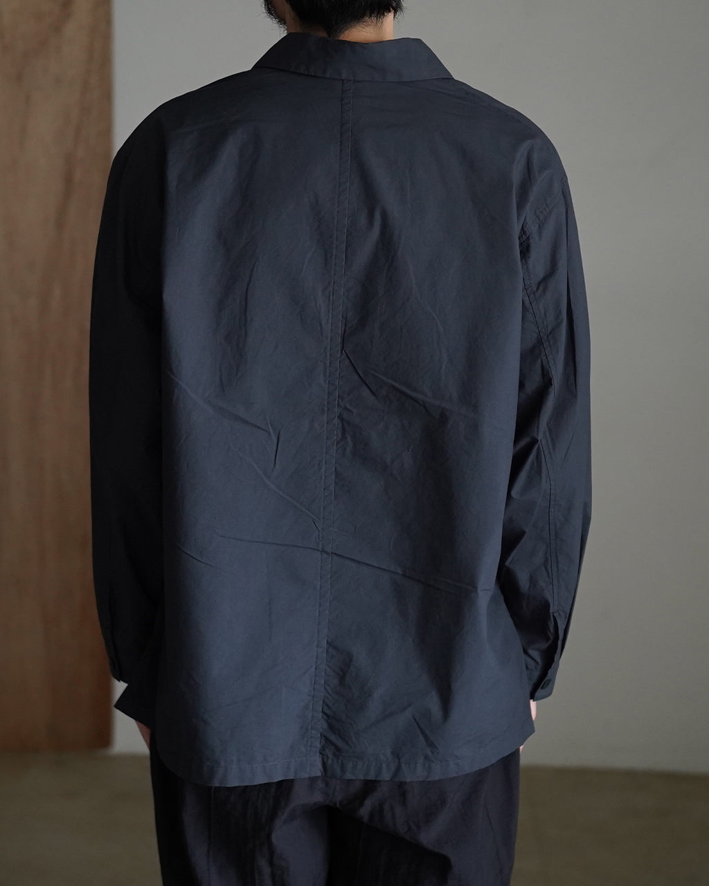 STILL BY HAND スティルバイハンド ボタンレス オーバーシャツ メンズ