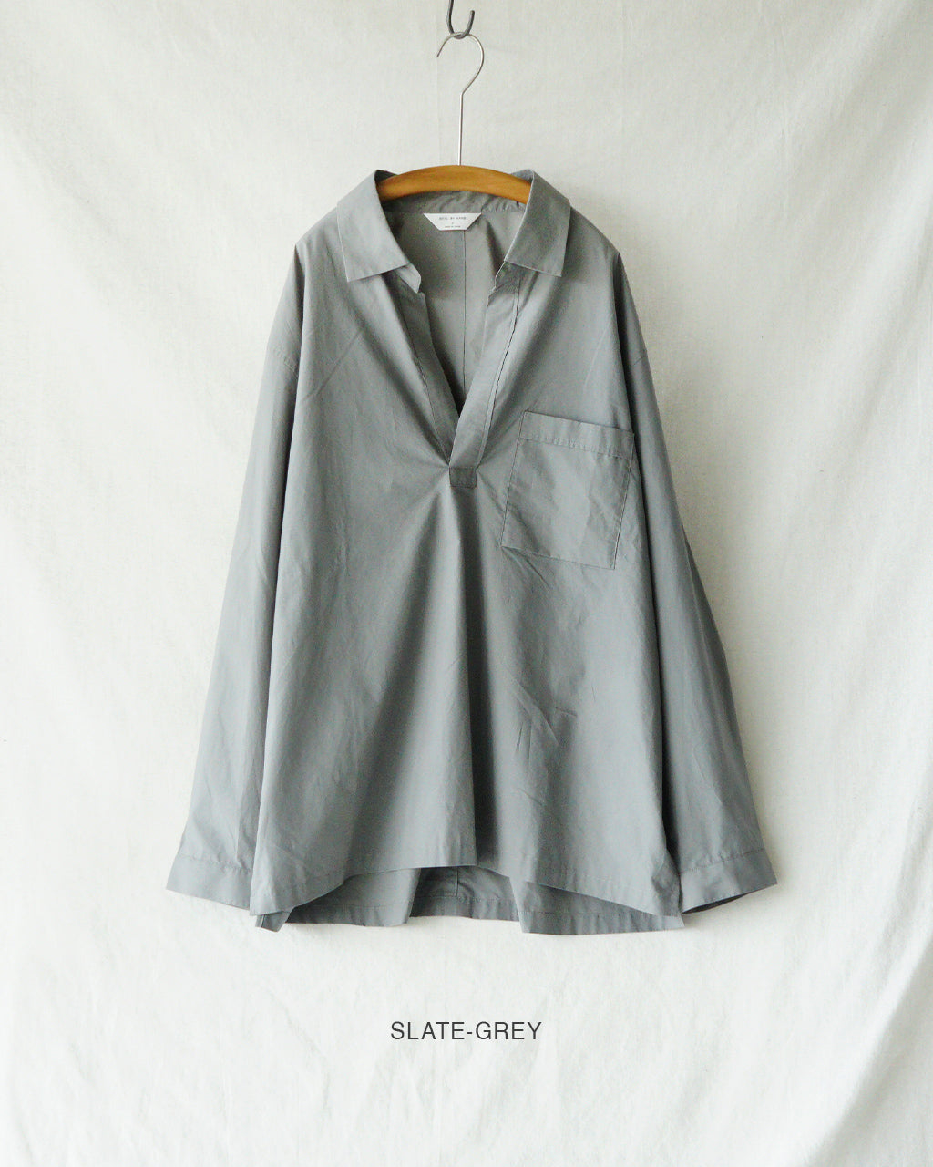 STILL BY HAND スティルバイハンド ボタンレス オーバーシャツ メンズ