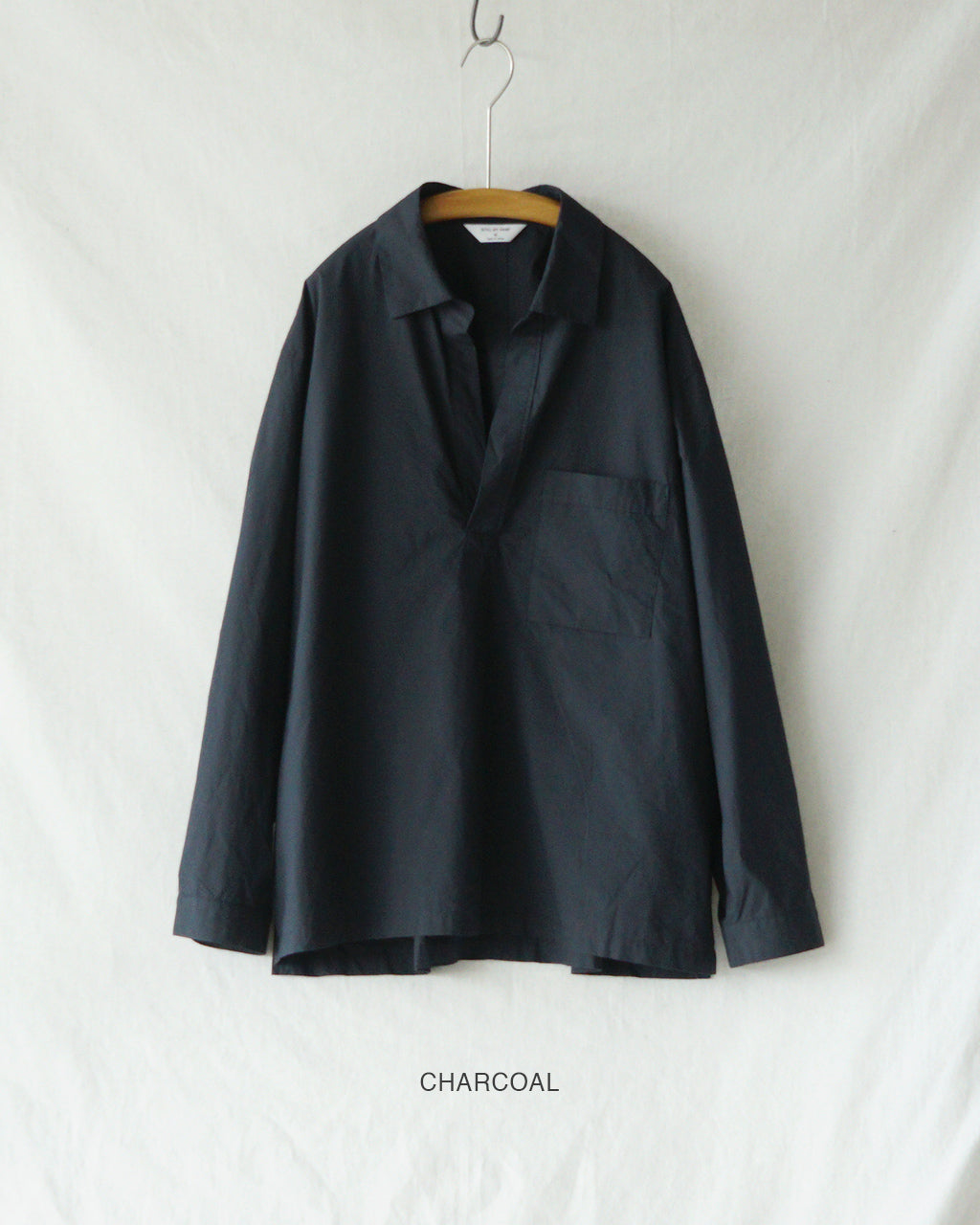 STILL BY HAND スティルバイハンド ボタンレス オーバーシャツ メンズ