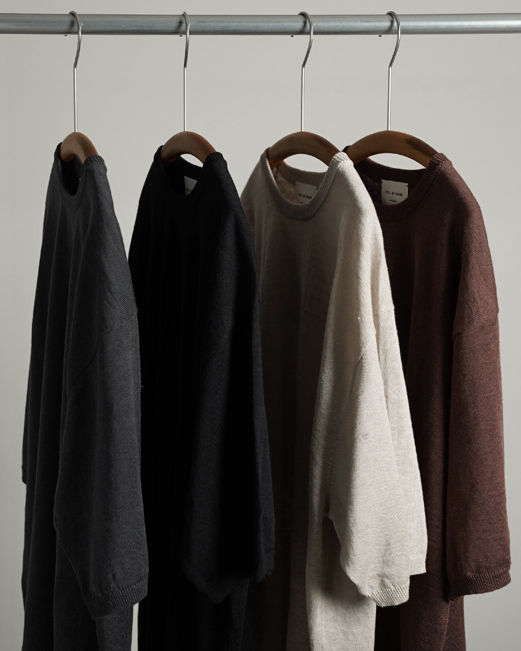 STILL BY HAND スティルバイハンド ニットTシャツ メンズ KN03262
