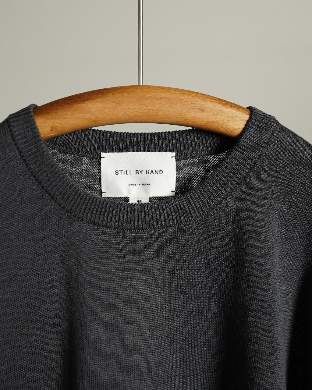 STILL BY HAND スティルバイハンド ニットTシャツ メンズ KN03262