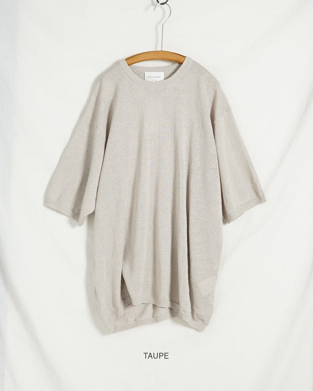 STILL BY HAND スティルバイハンド ニットTシャツ メンズ KN03262