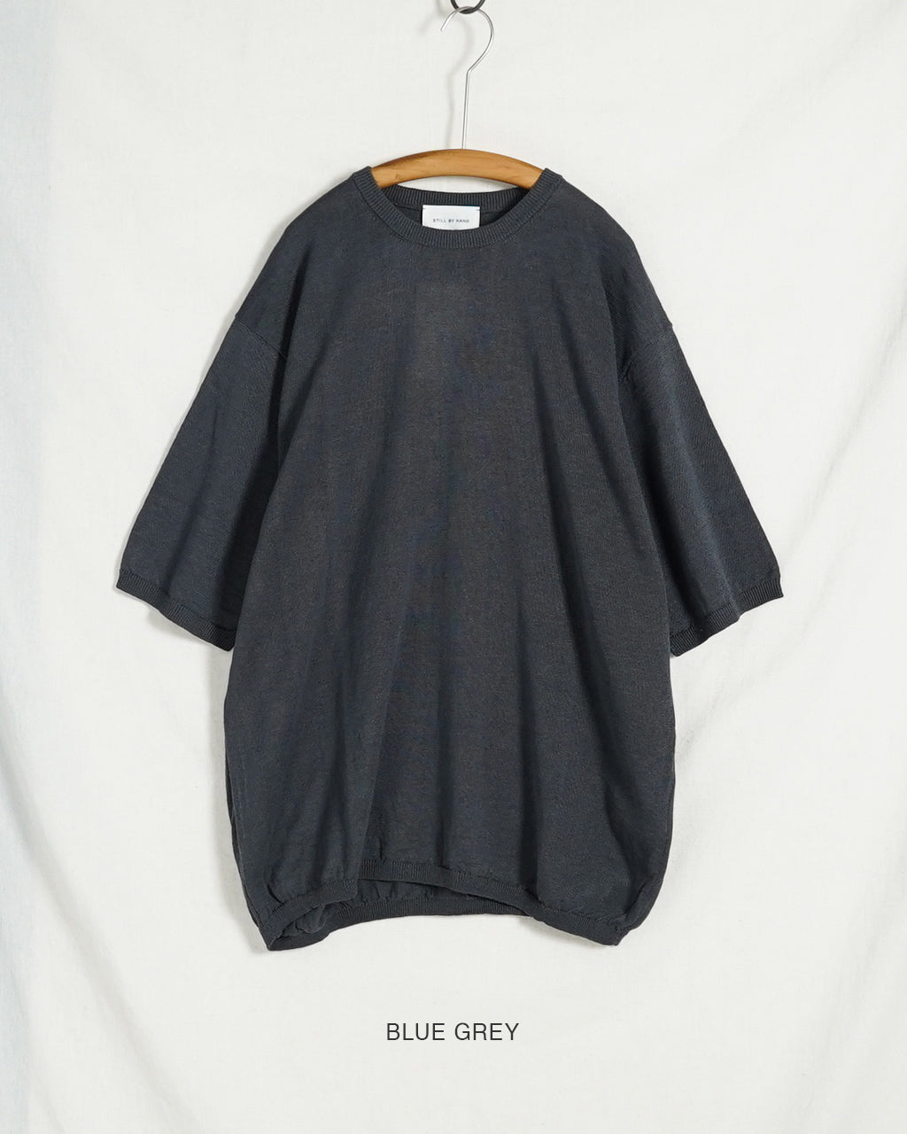 STILL BY HAND スティルバイハンド ニットTシャツ メンズ KN03262