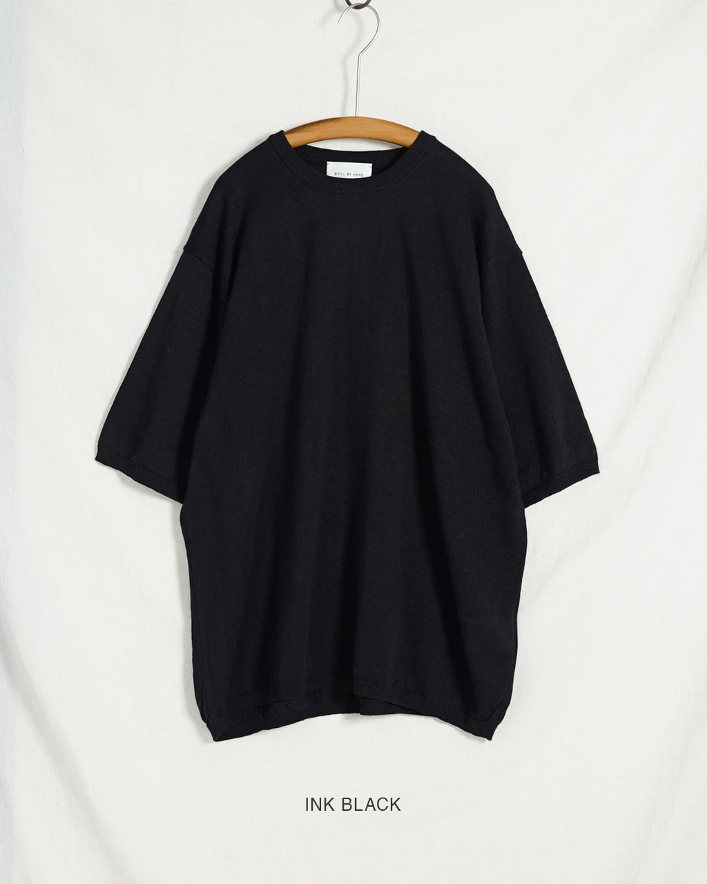 STILL BY HAND スティルバイハンド ニットTシャツ メンズ KN03262