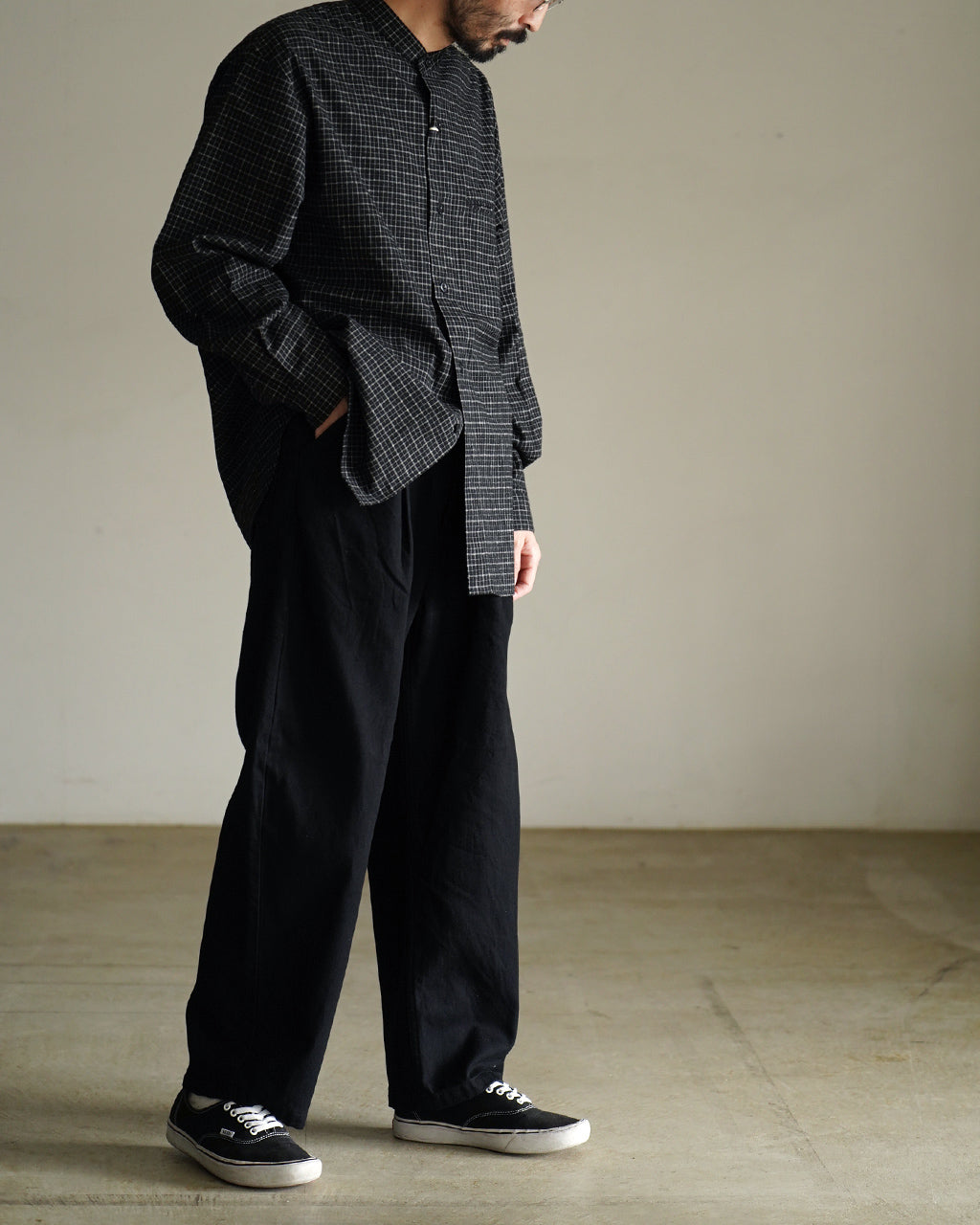 12oz denim deep tuck pants DN01263
