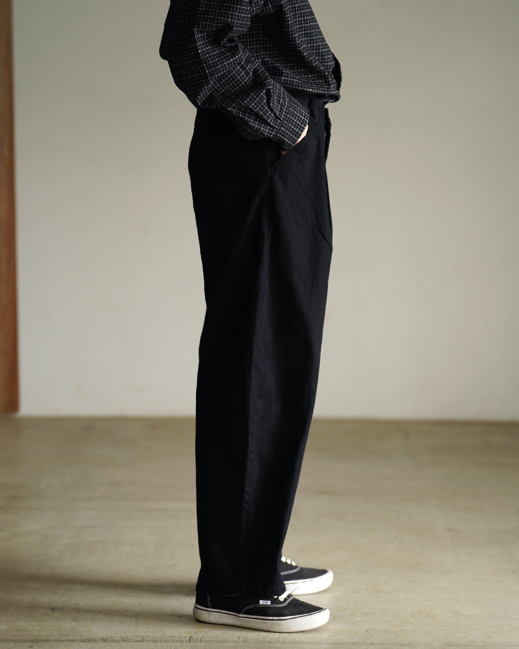 12oz denim deep tuck pants DN01263