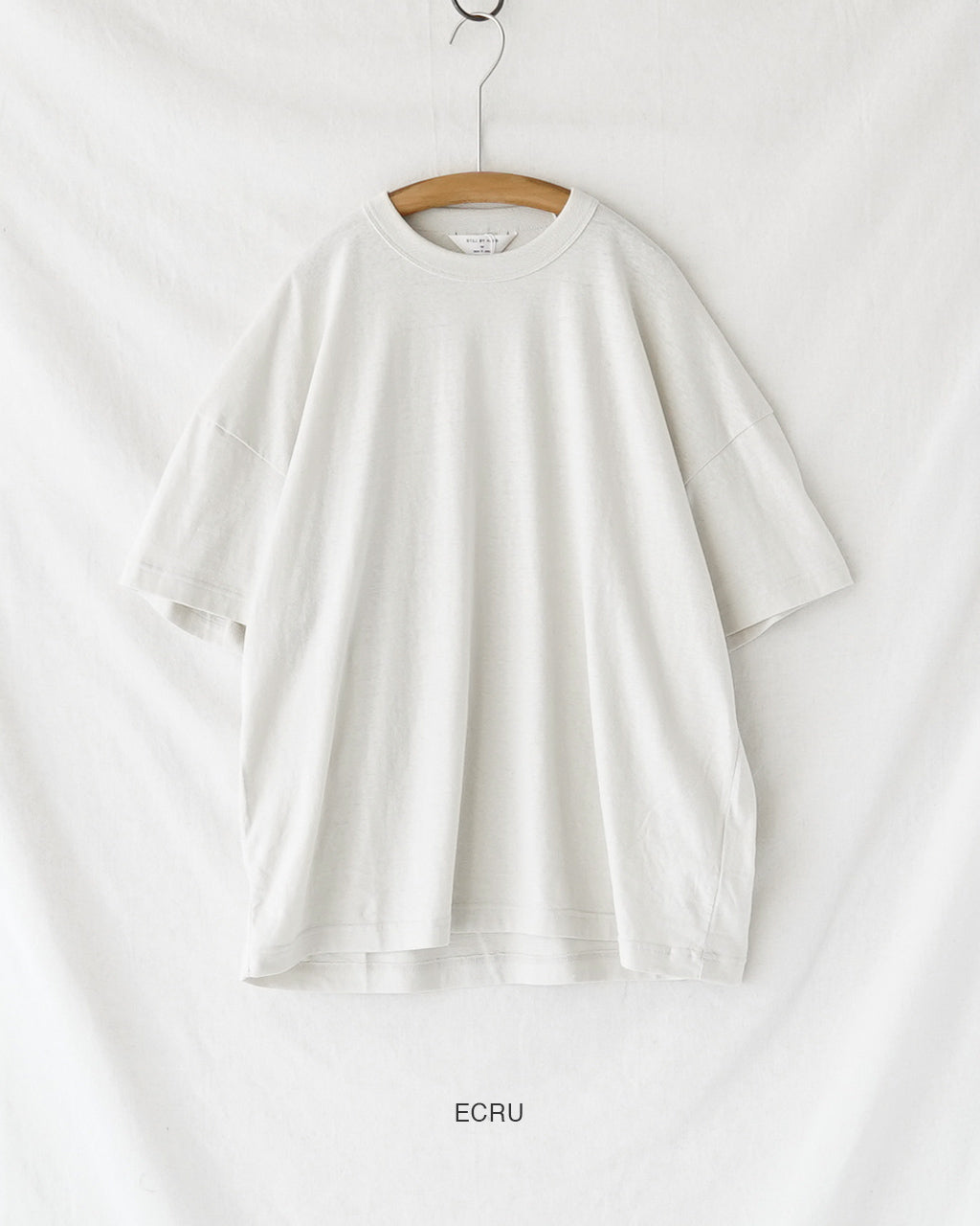 Cotton silk nep half sleeve T-shirt CS02262