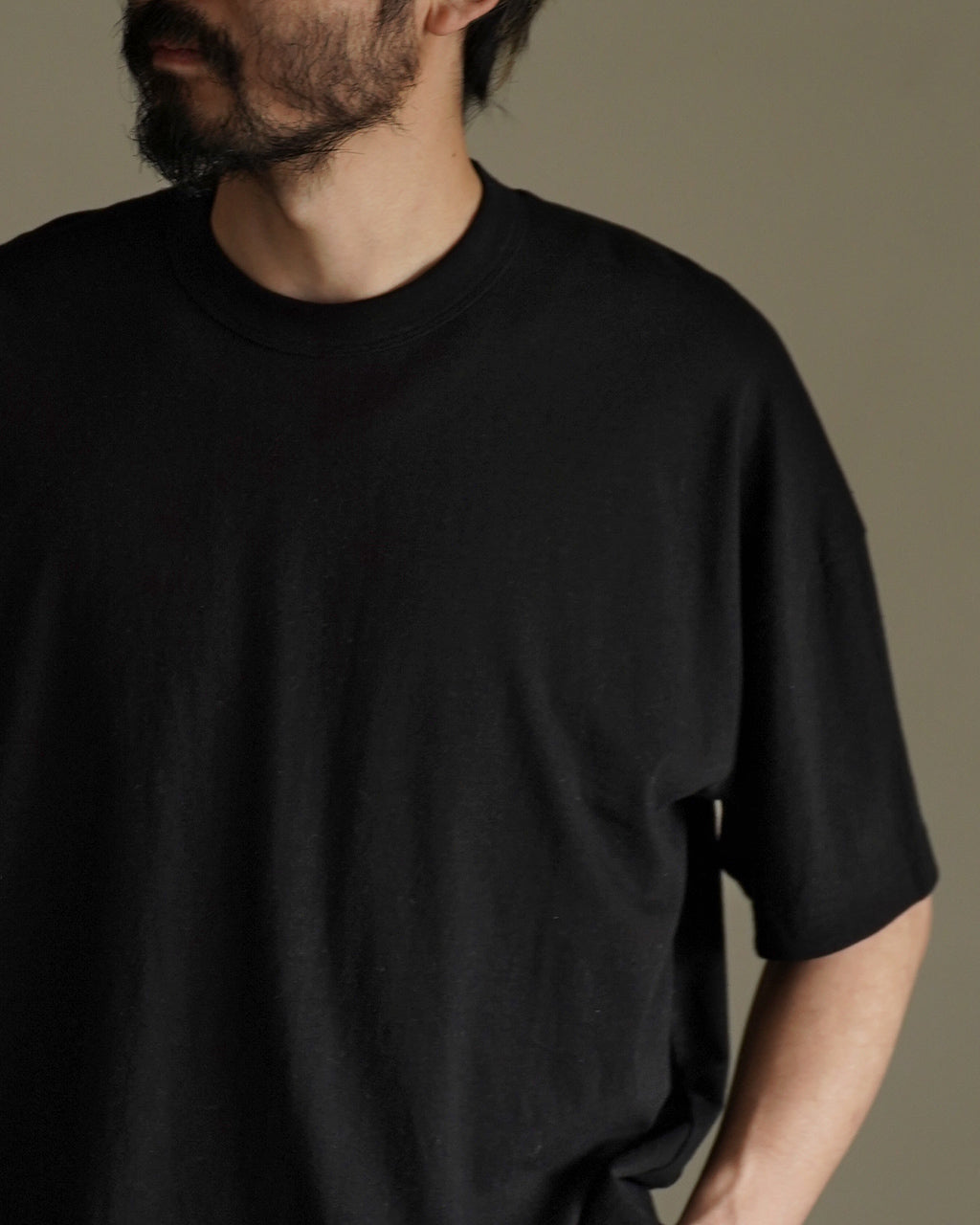 STILL BY HAND スティルバイハンド コットンシルクネップ ハーフ