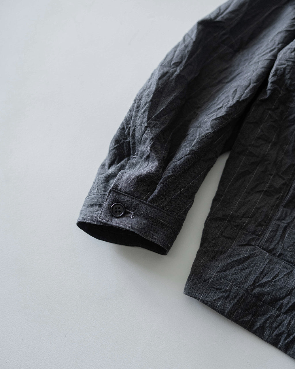 Creasy zip up blouson BL08263