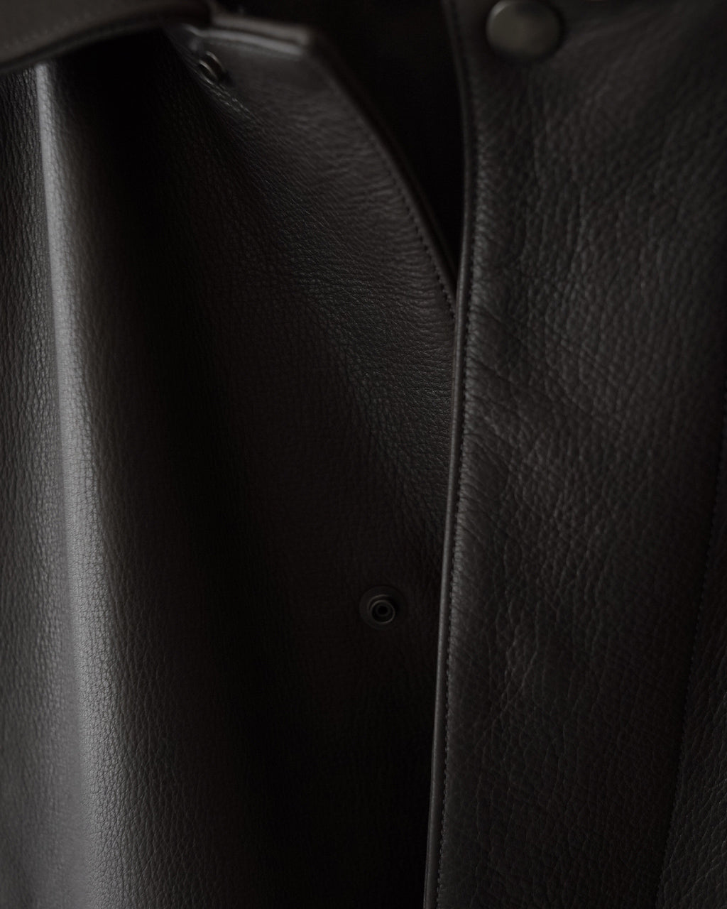 Leather half coat LE02263