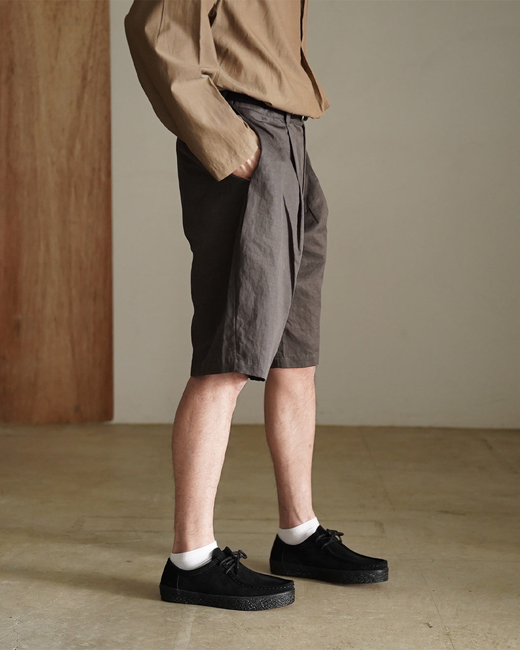 STILL BY HAND Linen mixed wide shorts ショートパンツ コットンリネン｜Crouka(クローカ)