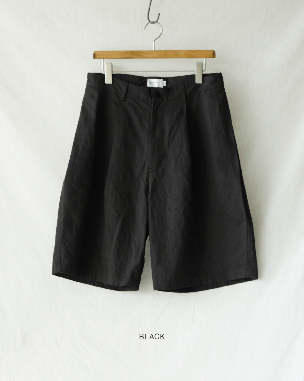 STILL BY HAND スティルバイハンド リネン混 ワイド ショートパンツ
