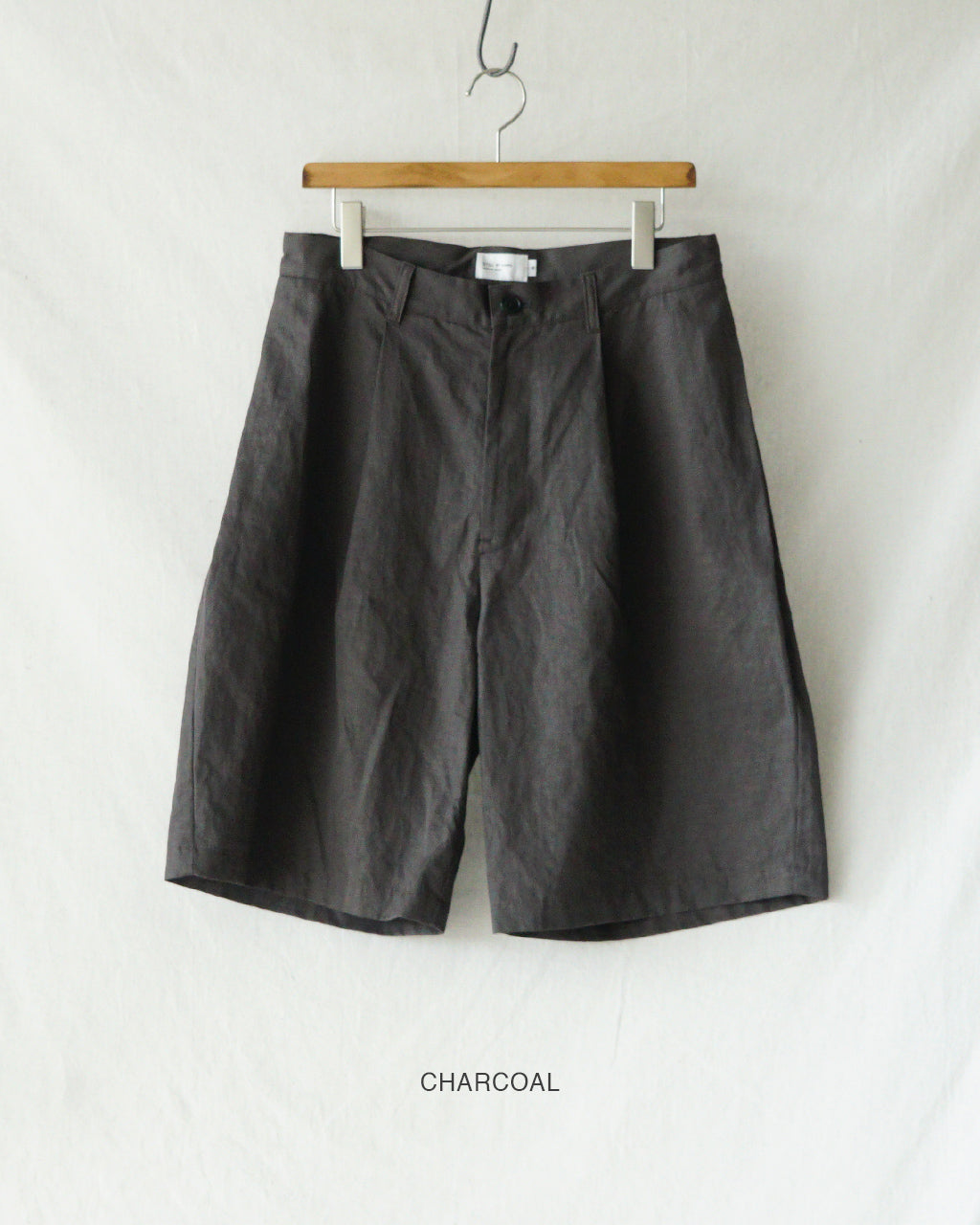 STILL BY HAND スティルバイハンド リネン混 ワイド ショートパンツ