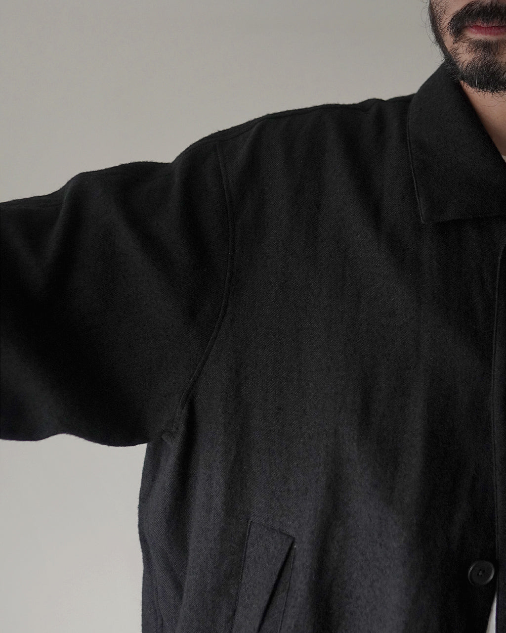 Linen mixed wool coat CO01263