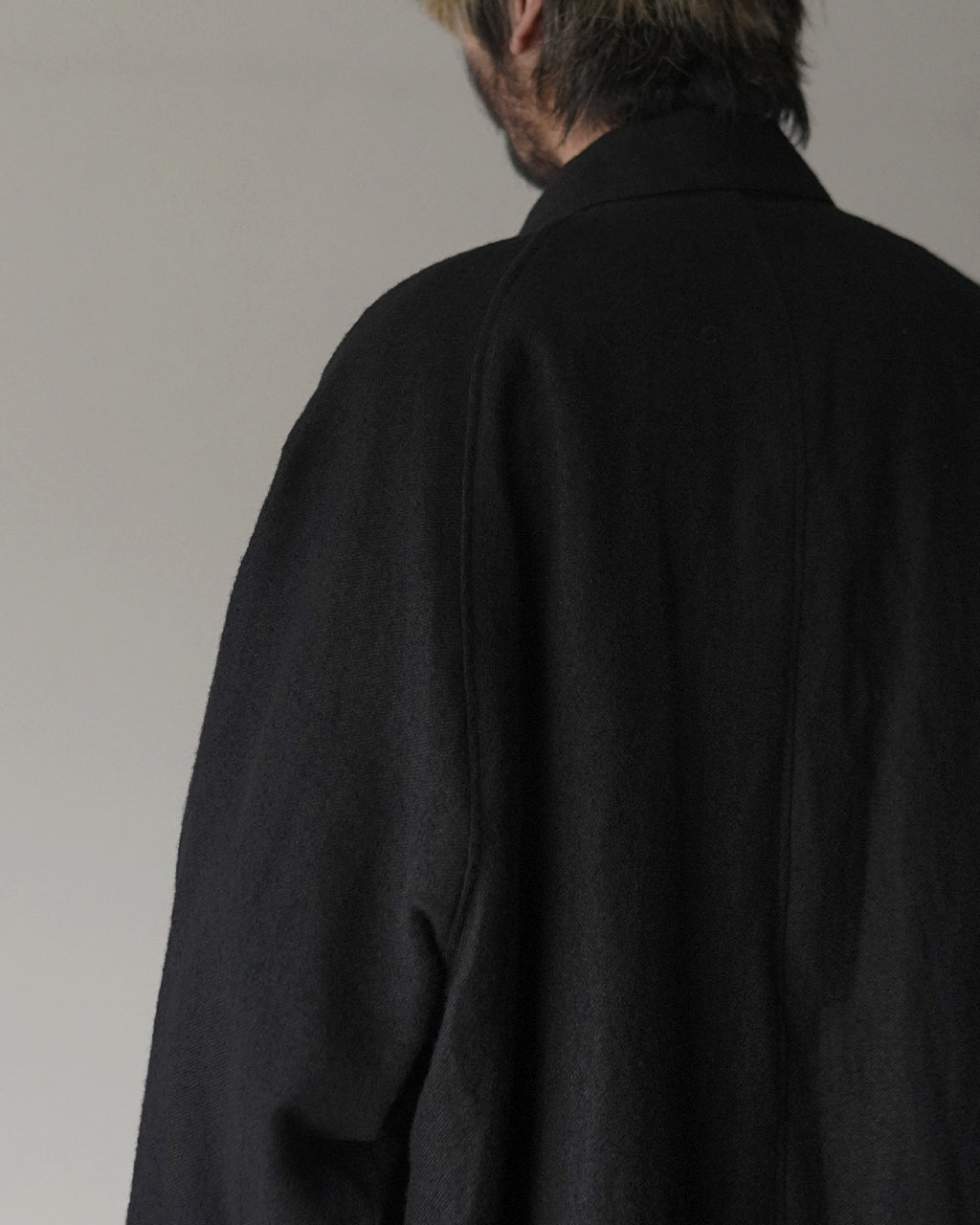 Linen mixed wool coat CO01263