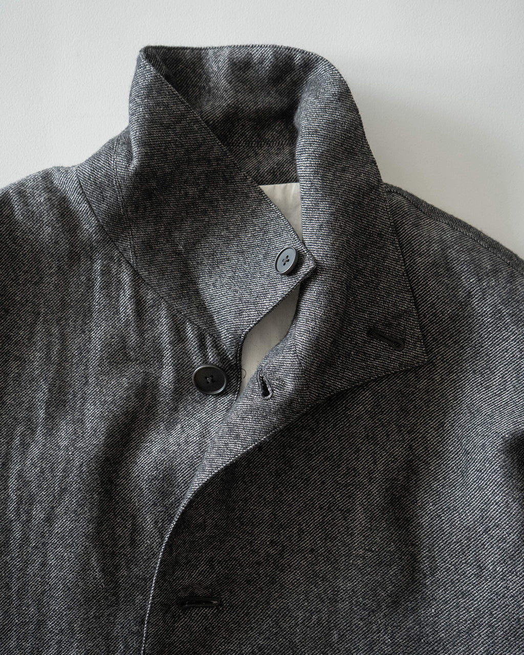 Linen mixed wool coat CO01263