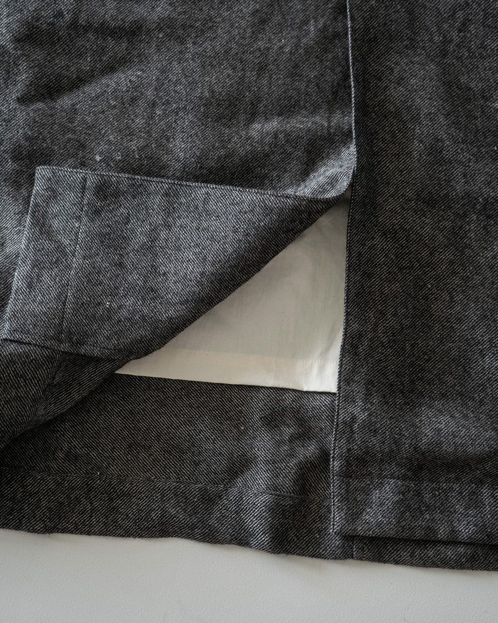 Linen mixed wool coat CO01263