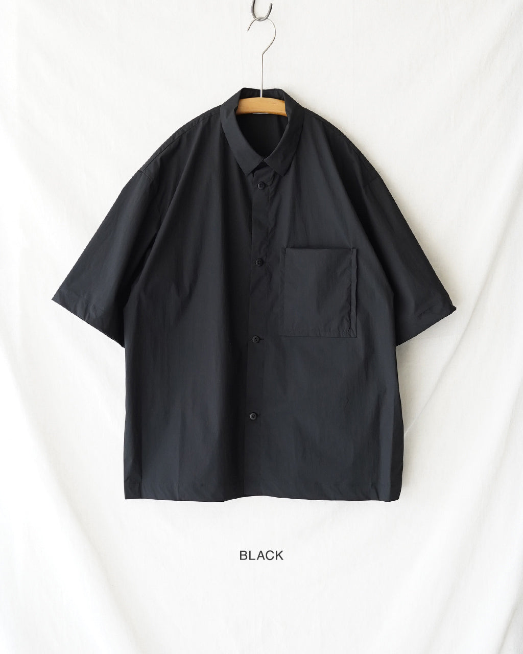 STILL BY HAND SH02262 スティルバイハンド 半袖 ナイロンシャツ
